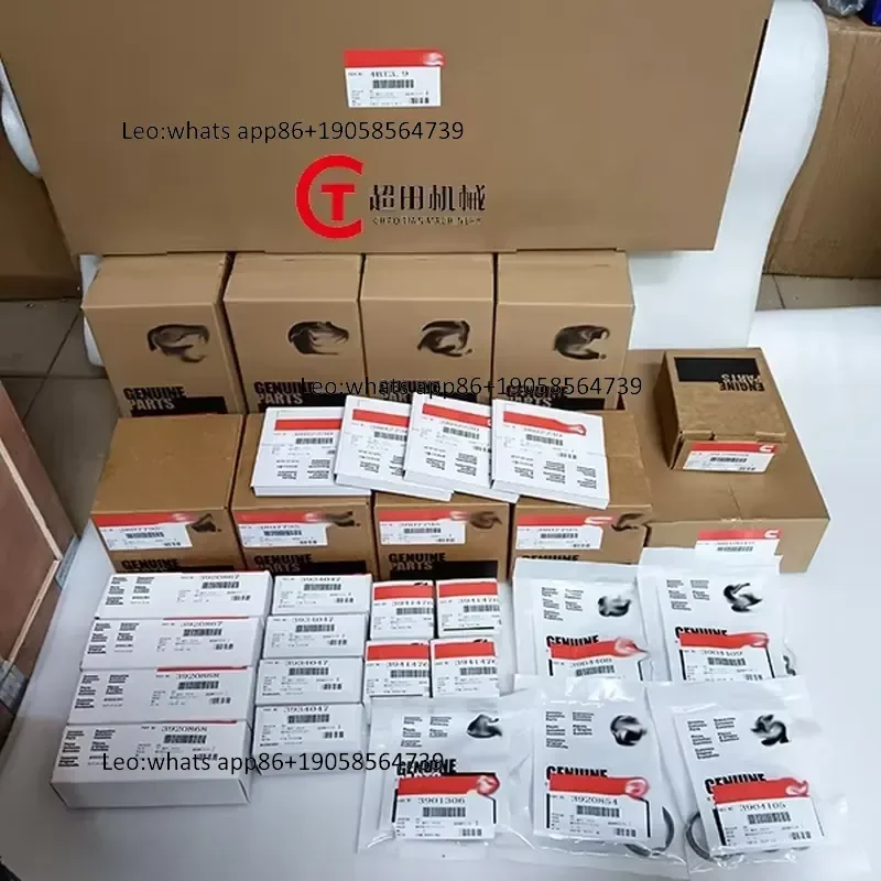 Engine Parts 6D107 QSB6.7 Engine Liner Kit 5255257 Piston Parts Piston Ring Bearing Set for 4BT 6BT5.9 ISX15 QSX15