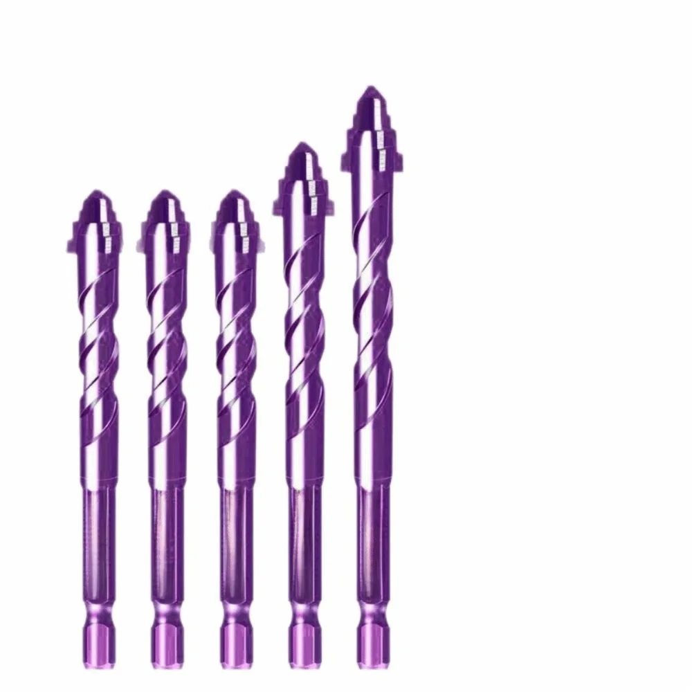 Multifunctionele gereedschapsset met hoge hardheid Staallegering Vierfluit Vierkantige zaagtandboren Excentrisch ontwerp Roestbestendig