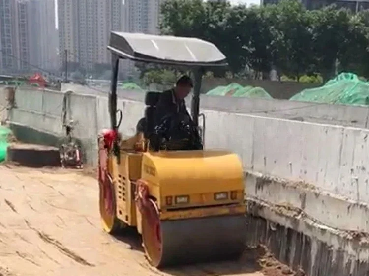 Dubbele Smooth Drum Road Roller Bestratingsmachine