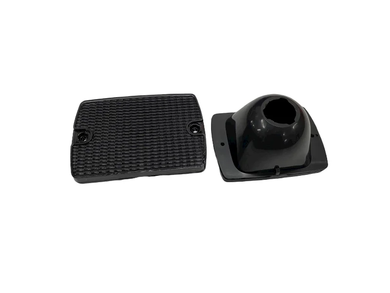 

2 PC Front Parking Light Housing Black Lens for Jeep Wrangler YJ 87-95