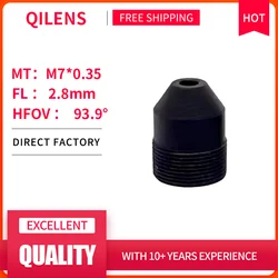 QILENS CCTV Lens M7 2.8mm  for Security 720P 1080P HD Mini Camera Pin hole Lens