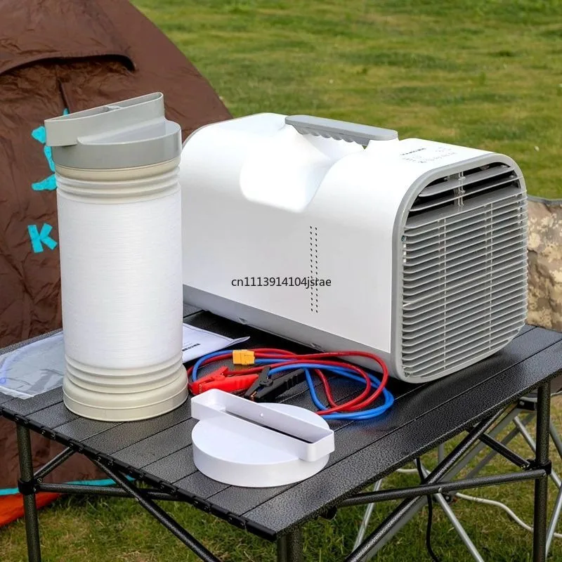 Portable Energy Saving 420W Mini Mobile Air Conditioner, Remote Control Air-Con for Home, Dorm, Office, Camping & Pet Enclosure