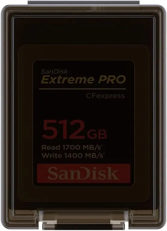 CFexpress B 타입 XQD 카드용 메모리 카드 케이스 거치대, 충격 방지 투명 플라스틱 메모리 카드 정리함 휴대 케이스, 6 PCs, 12 PCs