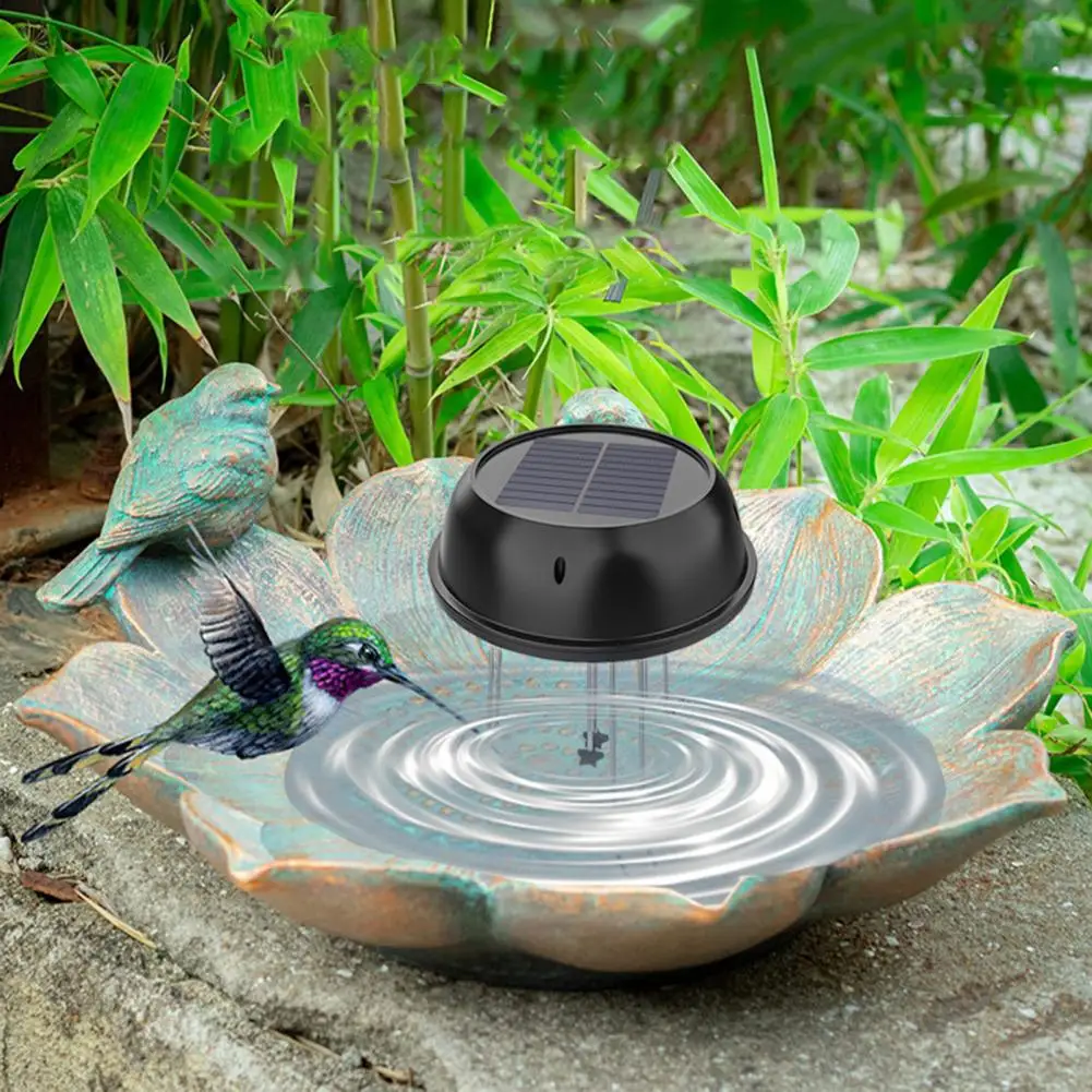 Energy Saving Bird Bath Mixer Solar Powered Water Agitator with 5v 0.5w Solar Panel for Bird Baths Garden for Pond for Pond