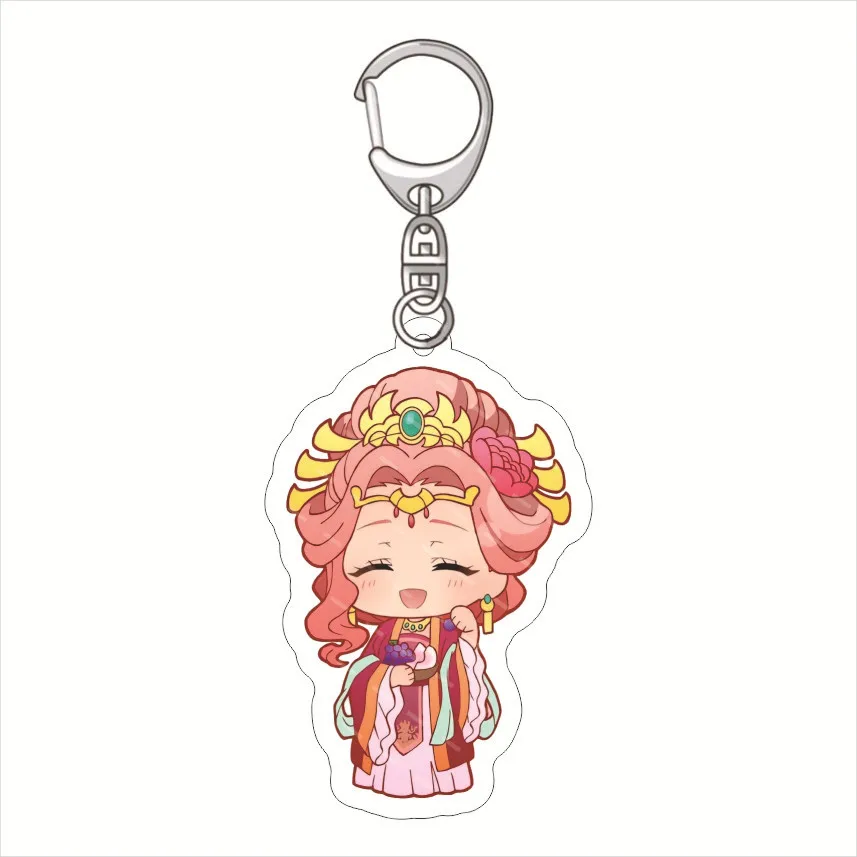 Anime The Apothecary Diaries Maomao Jinshi Acrylic Key Ring Car Jewelry Cute woman creative Keychain bag Badge Pendant Gifts