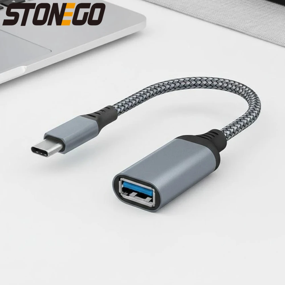 

OTG Type C Cable USB C to USB 3.0 A Female Adapter Converter for Android Smartphone Tablet
