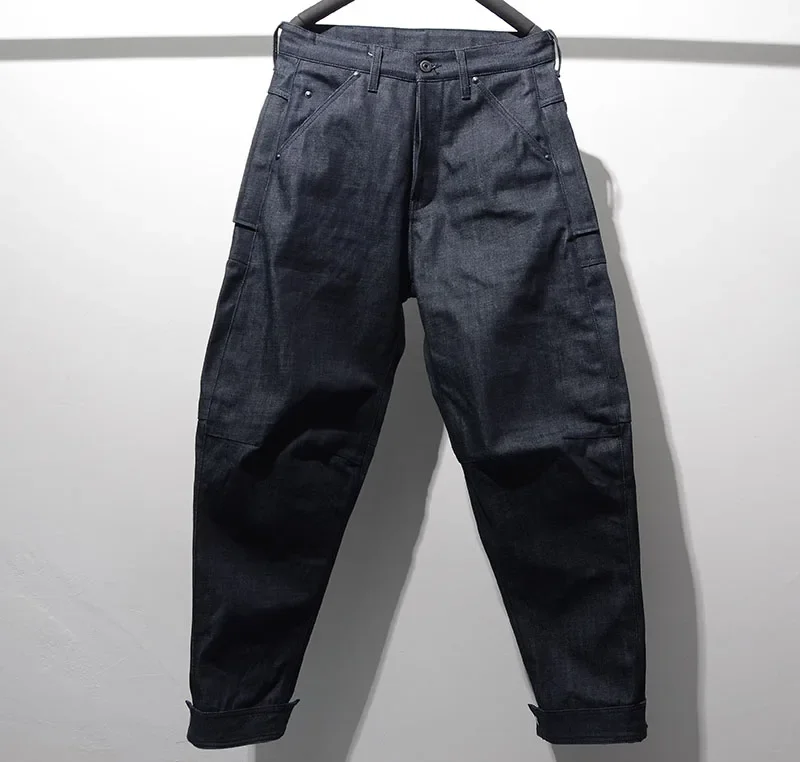 

Red-eared denim RR 3D PILOTTE pilot jeans loose-fitting three-dimensional cut radish pants