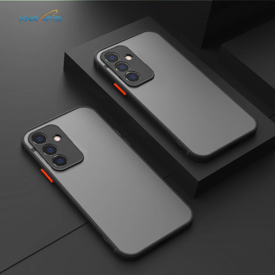 Matowe etui do Samsung Galaxy A15 A24 A25 M54 A54 A34 A14 F23 M23 F54 A04S Funda Coque półprzezroczyste twarde etui ochronne