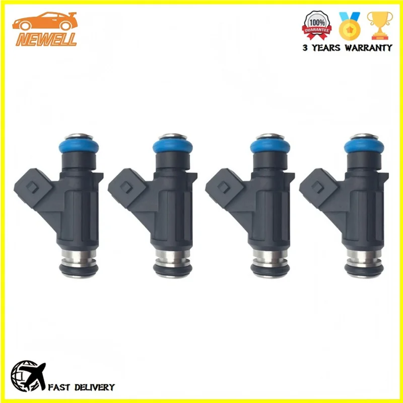 4pcs 25335146 Fuel Injector For Chana Star Wuling Sunshine DFSK K01 K07 Hafei Minyi 1.0L 465Q Engine Chinese Cars Auto Parts