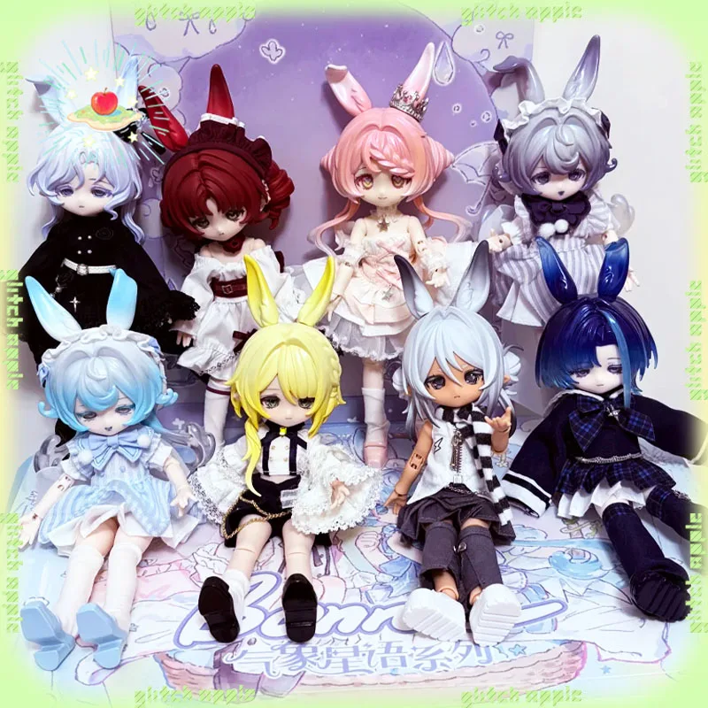 

Original 1/12 Bjd Bonnie Blind Box Meteorological Star Language Mystery Packaging Movable Girls Collectible Dolls Birthday Gift