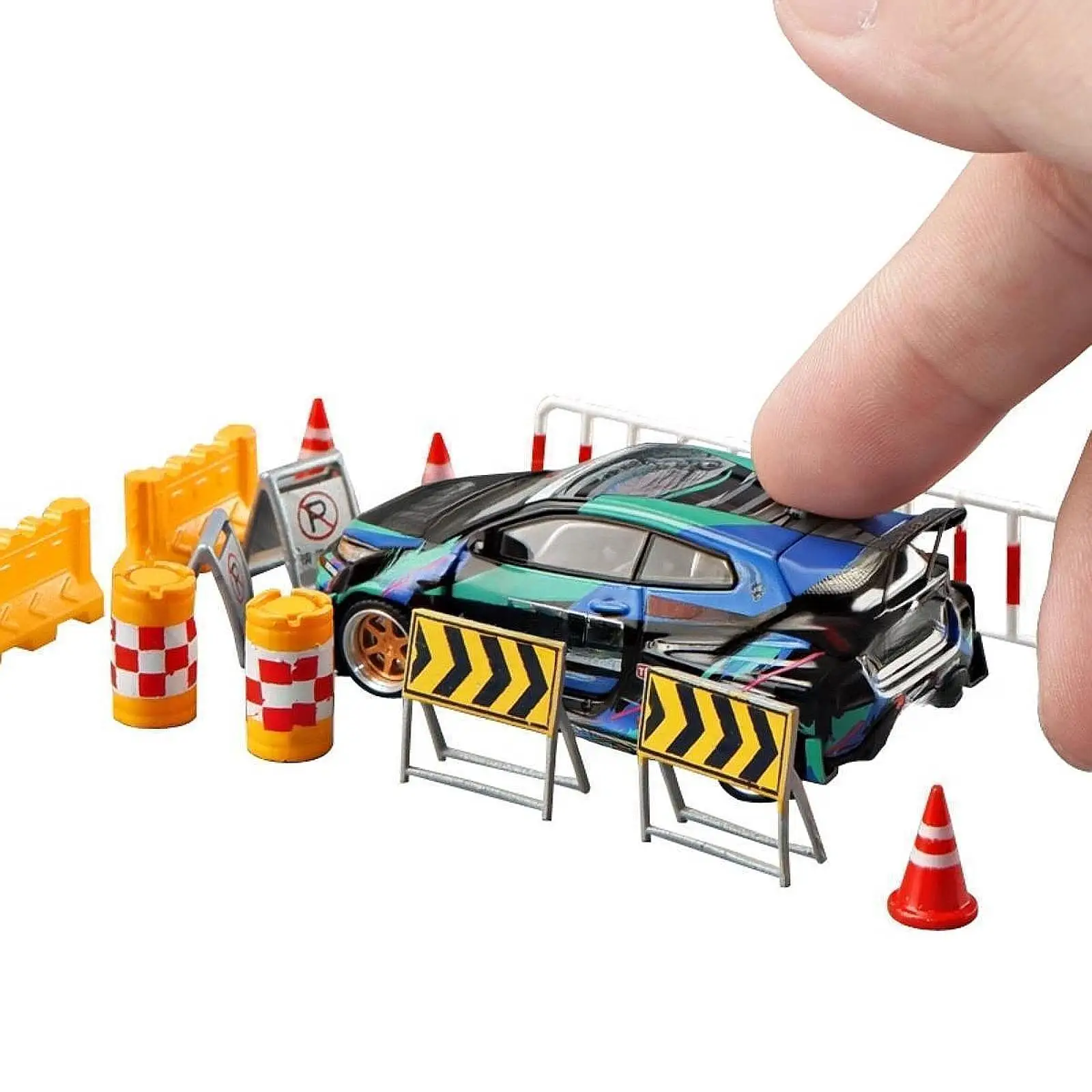 

14x Mini Street Signs 1/64 Scale Road Signs for Photography Props Diorama