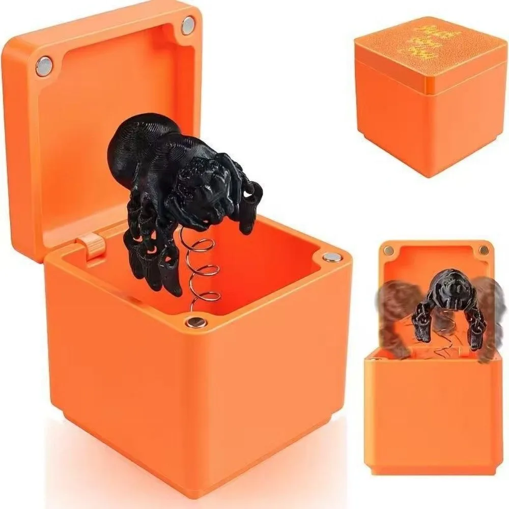 Funny Interesting Prank Gift Box 3D Printed Creative Number 67 Desk Decoration Spider Novelty Pop-Up Surprise Halloween