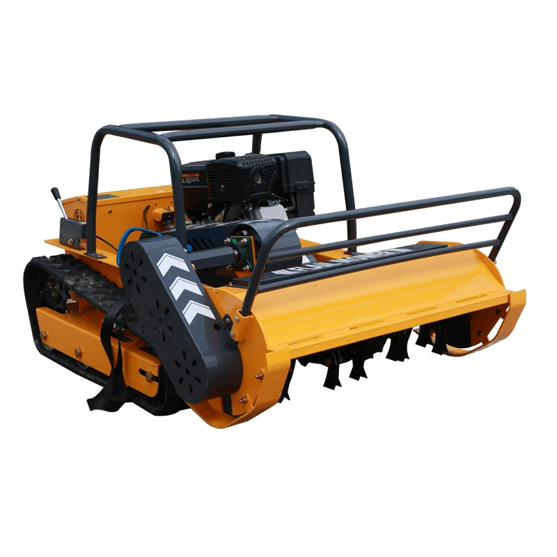 تخصيص عالية الكفاءة ذاتية الدفع Flail جزازة عرض القطع 800 مللي متر 1000 مللي متر 1200 مللي متر روبوت قاطع غاز