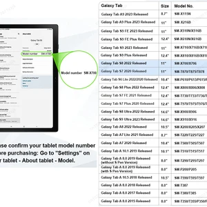 جراب ذكي مع حامل قلم ، جراب لسامسونج جالاكسي تاب S8 ، S7 ، A9 ، S9 ، FE ، 11 ، S10 ، S7 Plus ، S8 ، S9 ، FE Plus ، 12.4 أفضل 10 حافظات سامسونج تاب S8 مبيعا - رقم 7