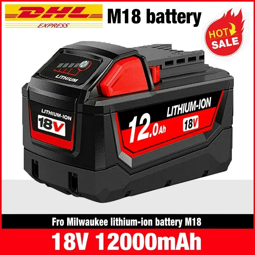 

For Milwaukee 18V Battery /9000mAh/12000mAh Apply To 48-11-1815 48-11-1850 2646-20 2642-21ct Replacement Lithium Battery