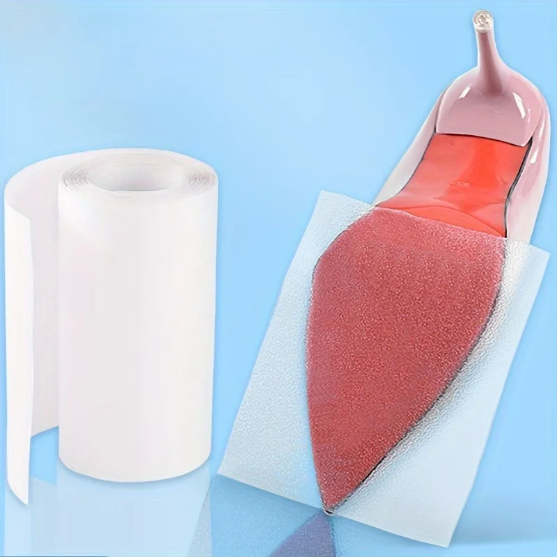 1Roll High Heel Anti‑Slip Sole Pads, Wear‑Resistant Self‑Adhesive Stickers, Noise‑Reducing & Cut‑Able for Sole Protection