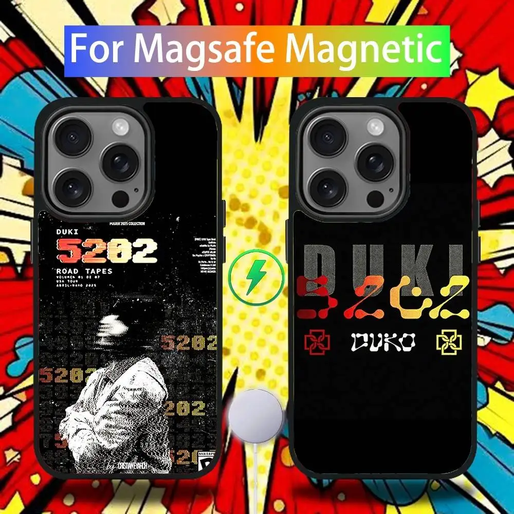 

Album 5202 D-Duki Phone Case For iPhone 16,15,14,13,12,11,Pro,Max,Plus,Mini,SE4,E Magnetic Magsafe Wireless Charging