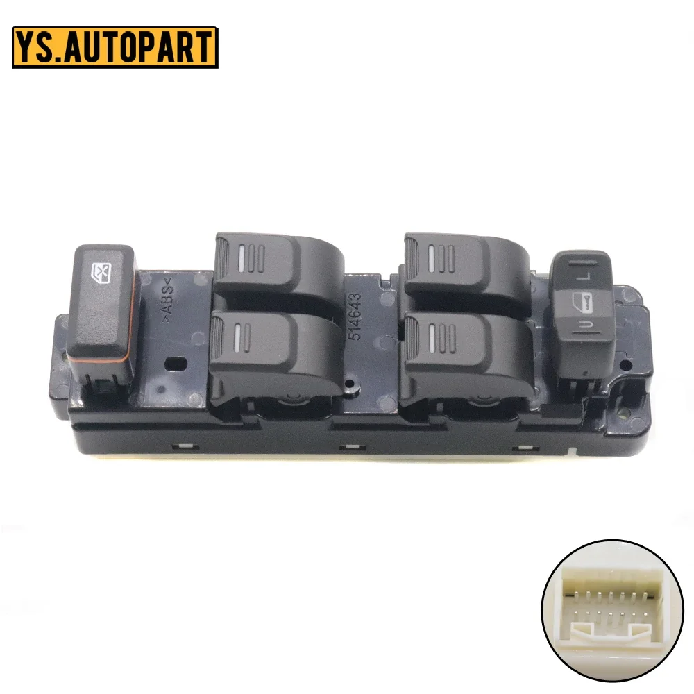 25779767 Front Left Side Electric Power Window Master Control Switch Button For GMC Canyon Chevrolet Colorado Hummer H3 H3T