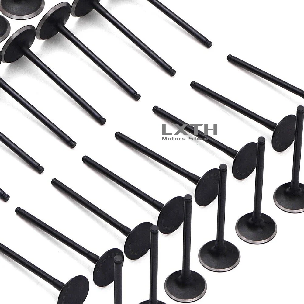 Engine Intake Exhaust Valves Set A1560500427 A1560530501 For Mercedes-Benz C63 E63 AMG W211 W204 M156