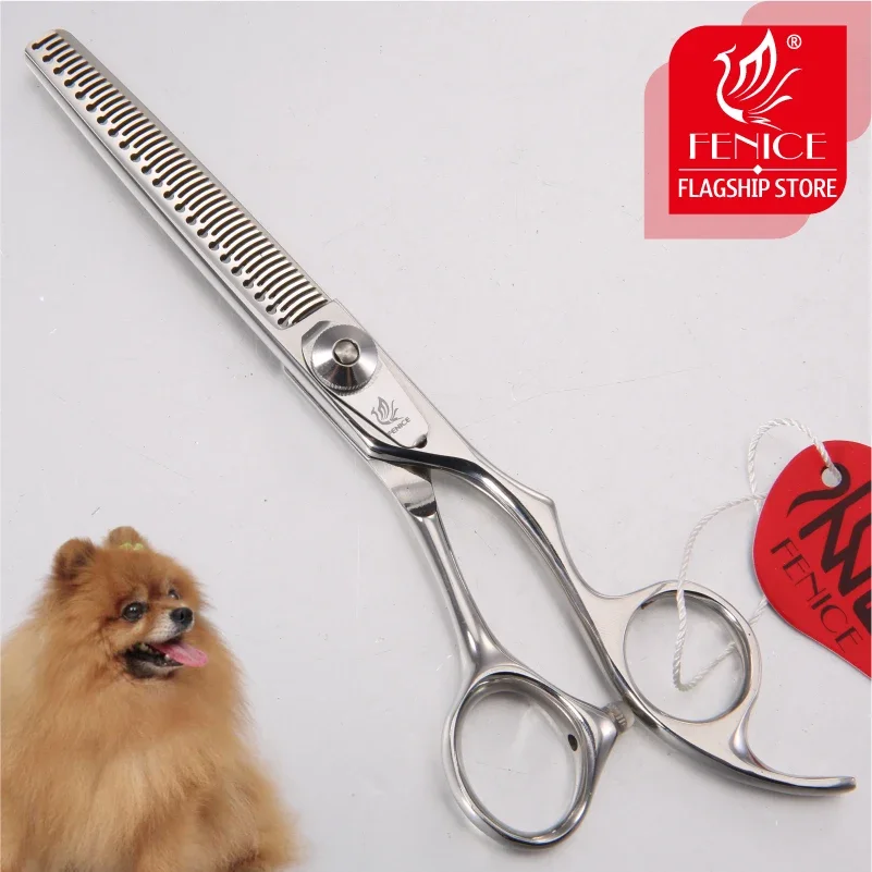 Fenice Pets pielęgnacyjne JP440C 6.0 cali przerzedzenie nożyczek 20%/70 narzędzi do groomerów