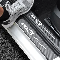 Car Sill pedal Rear Bumper Protection Stickers for MG3 Motors MG ZS GS MG5 6 7 Gundam 350 Parts TF GT hector HS car Accessories