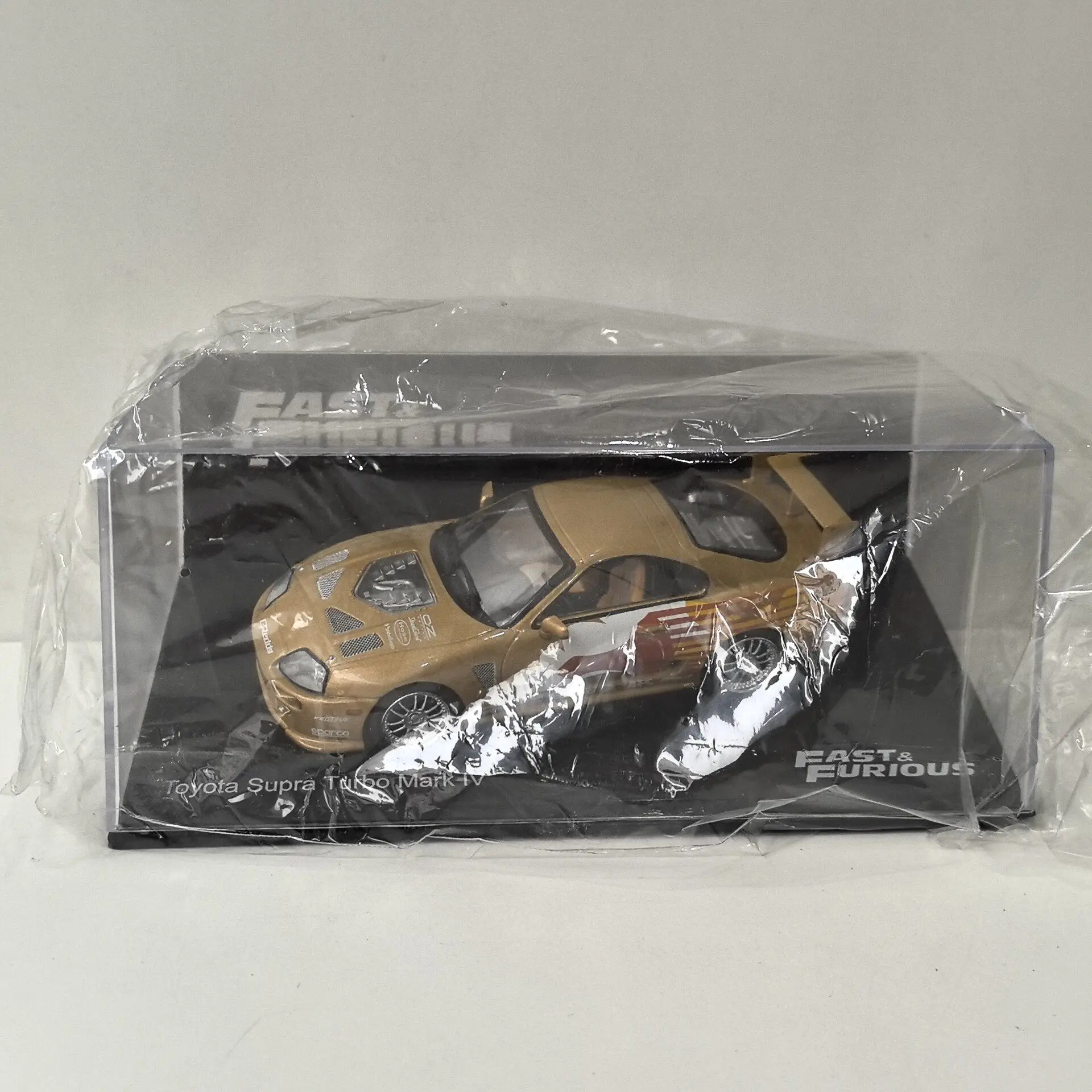 

No Color Box Diecast IXO 1/43 Scale TOYOTA SUPRA MARK IV Movie Car 33 Alloy Car Model