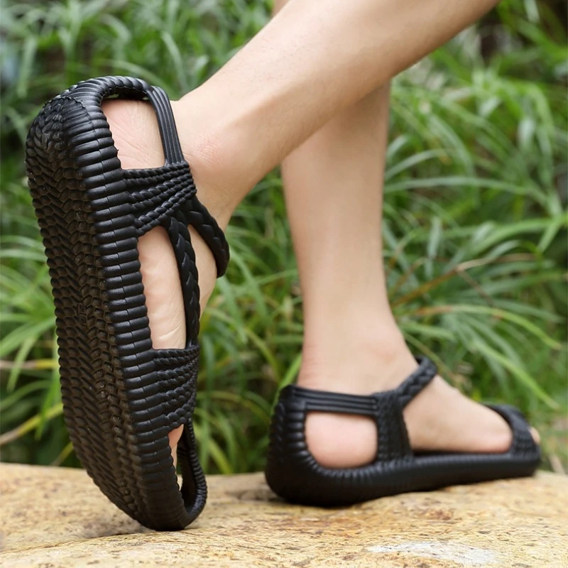 รองเท้าแตะรัดส้นแบบมีรูระบายอา - Men Shoes On Cloud บทวิจารณ์และราคา