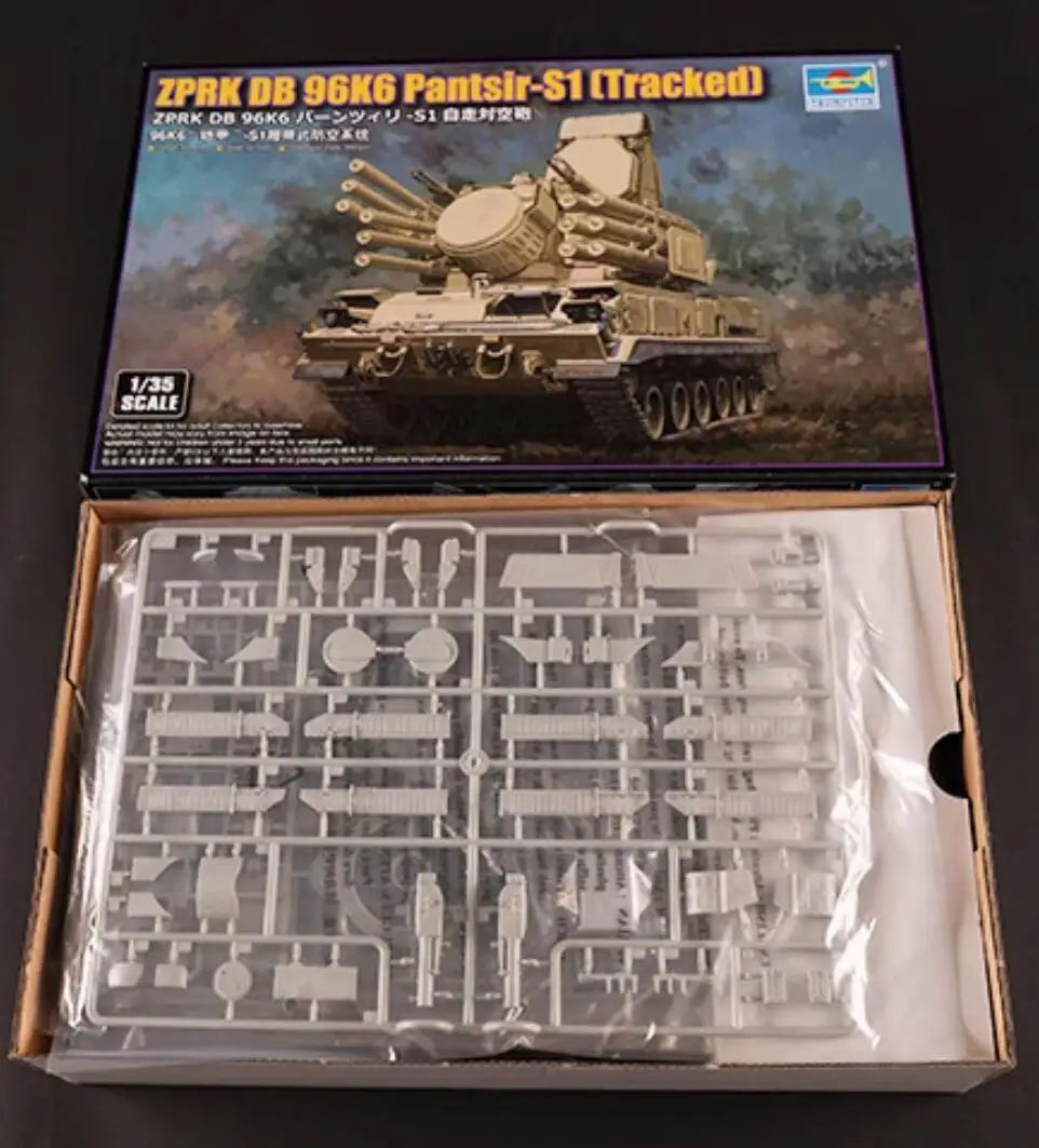 Trumpeter 01093 1/35 ZPRK DB 96K6 Pantsir-S1 (Tracked) Plastic Model Armor Kit