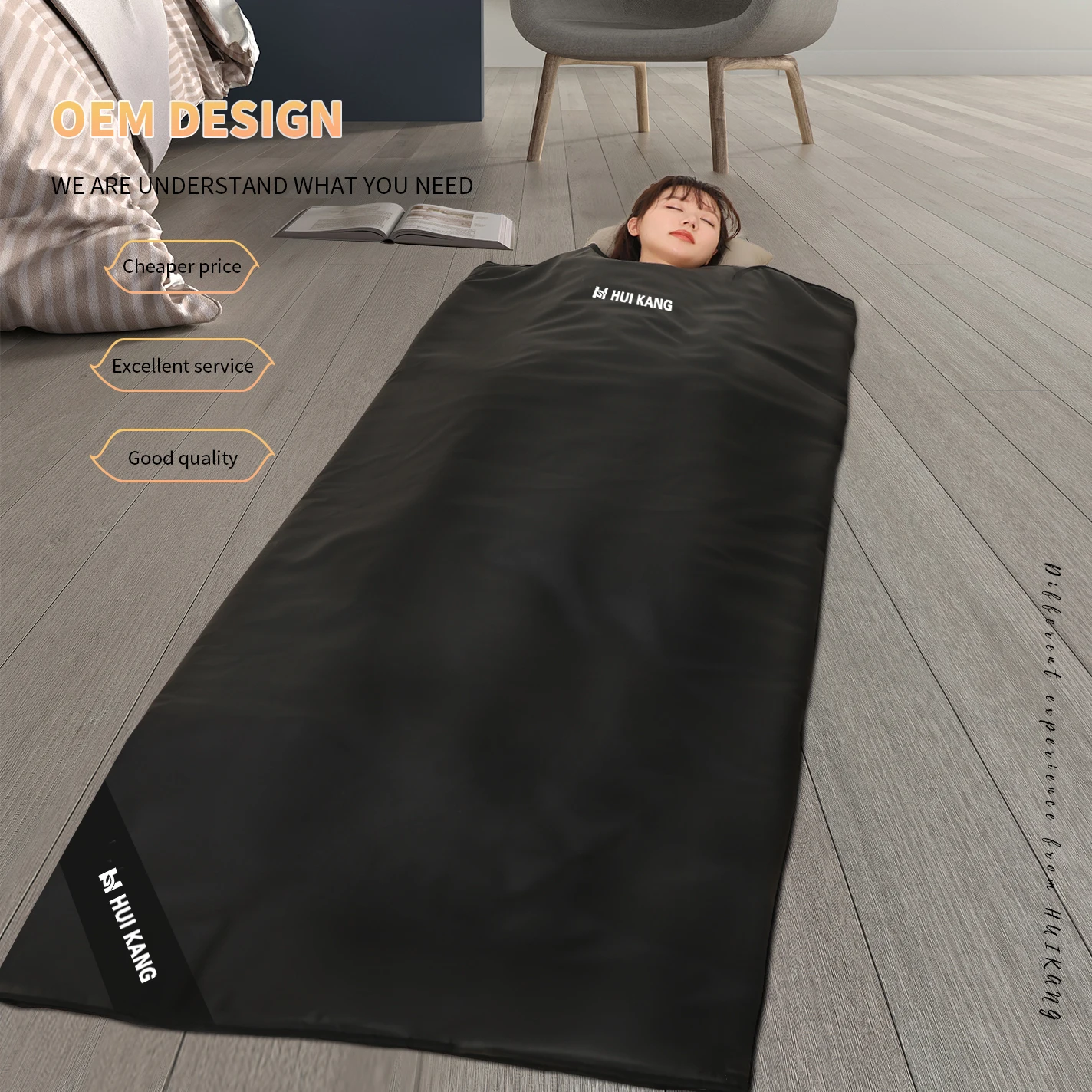 Infrared Sauna Blanket Portable - Custom Logo Portable Waterproof Home Spa
