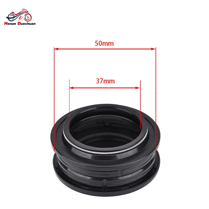 37x50x11 Fork Oil Seal 37 50 Dust Seal Spring For Honda CRF230F CRF230 CRF 230 03-2016 CTX200 CTX200B CTX Bushlander 200 04-2015