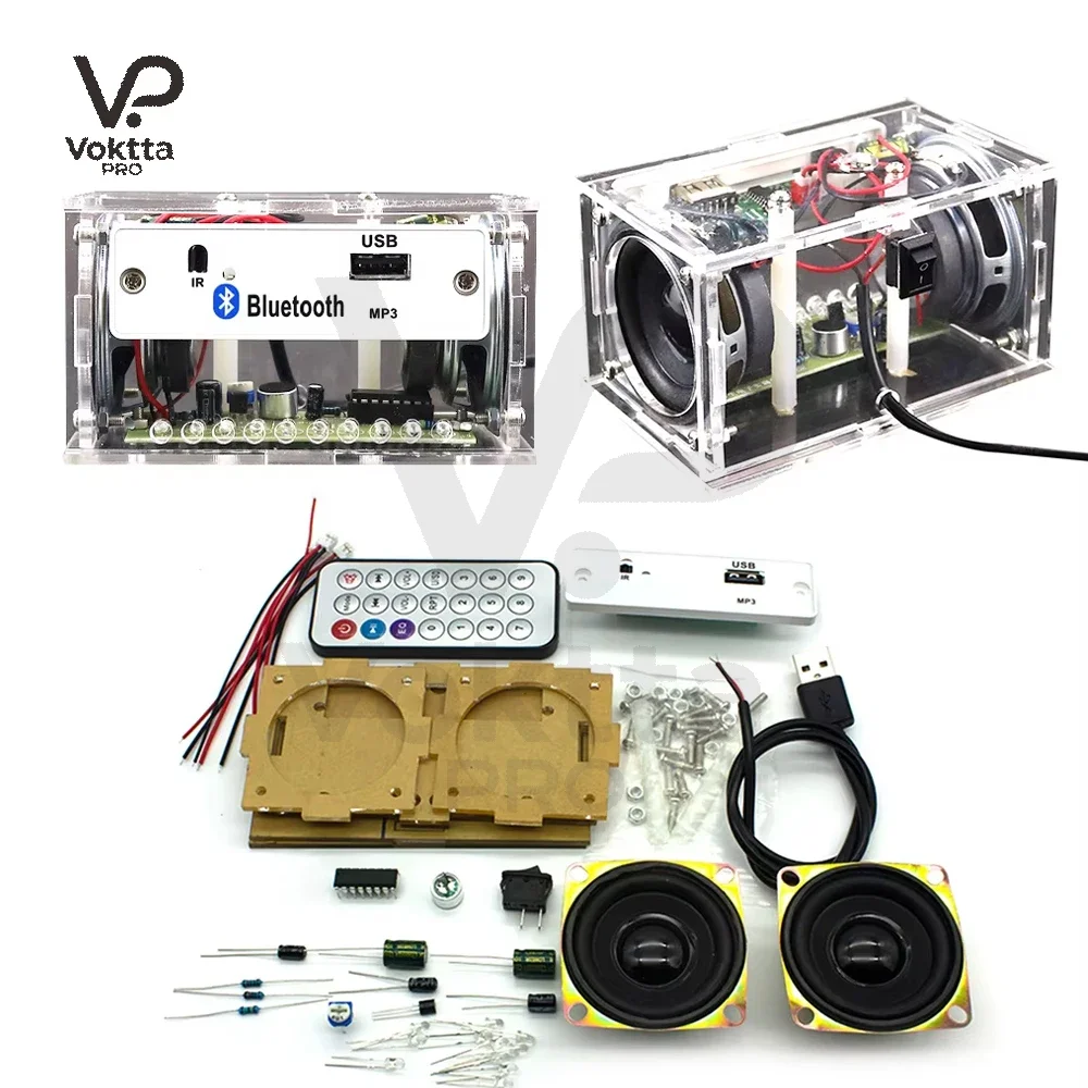 DIY Bluetooth Speaker Making And Assembling Electronic Welding Kit Teaching Practice DIY Electronic Kit Speaker DIY Parts