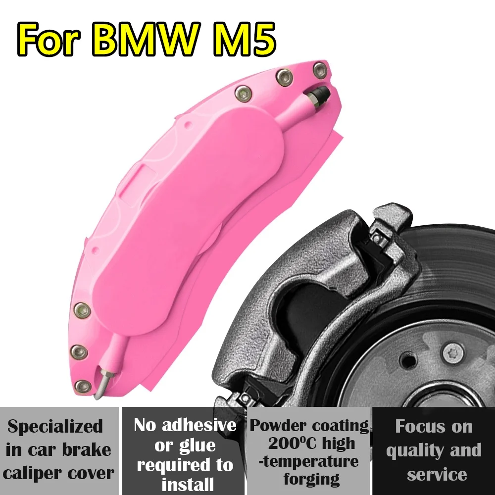 For BMW M5 Car Brake Caliper Cover Aluminum Alloy Metal Kit Fit 2005 2012 2014 2018 2019 2021