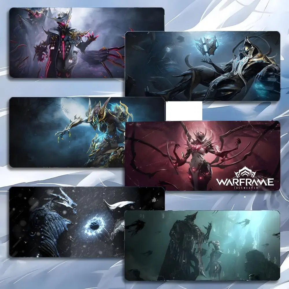 game scifi W-Warframe Mouse Pad Mousepad Large Gaming LockEdge Thickened PC Table Desk Mat