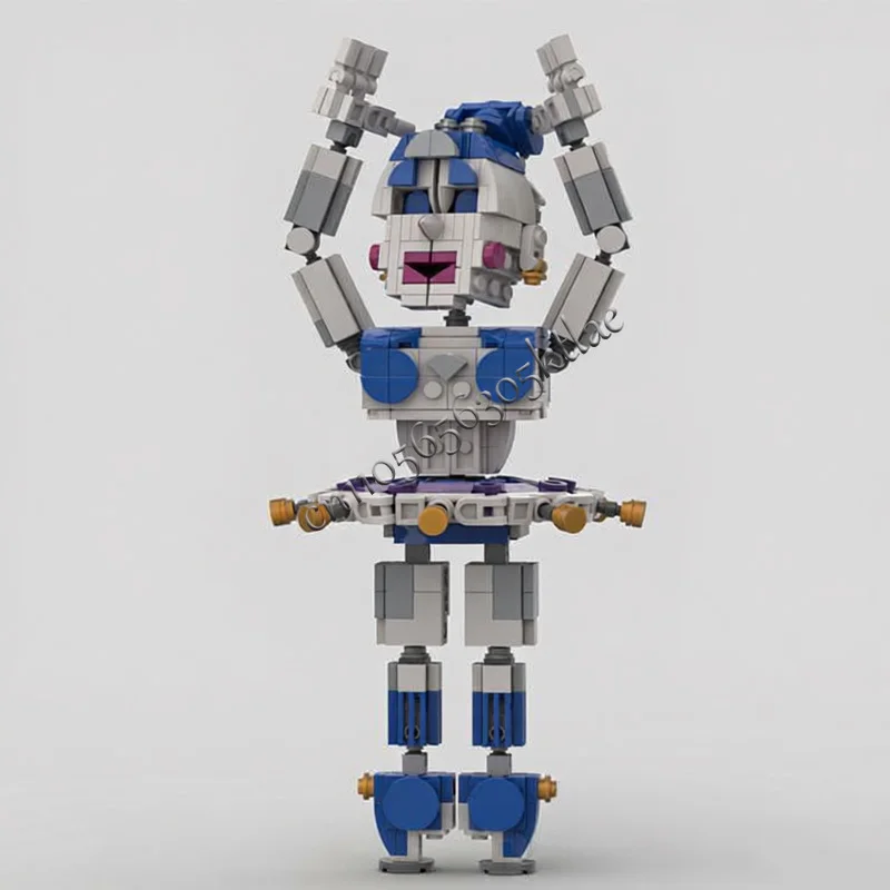 548 PCS Popular Game Character Series Lithe Dance Marionette MOC Customize Modular Building Block DIY Boys Toy Christmas Gift