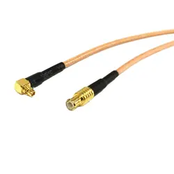 1PC Wireless Modem Cable MCX Male Switch MMCX Plug Right Angle Pigtail Adapter 15cm/30cm/50cm NEW Wholesale
