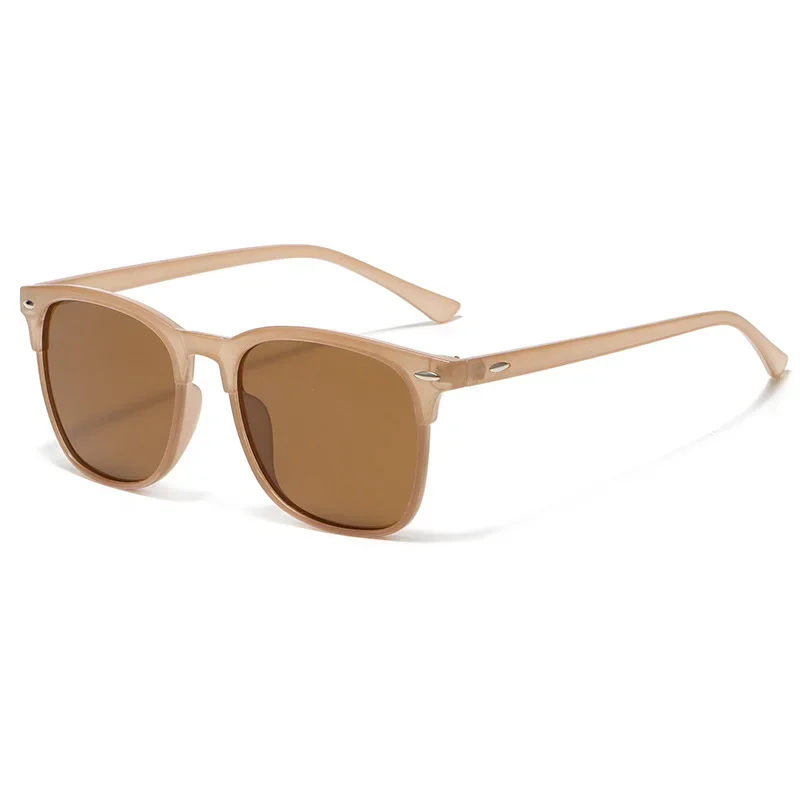 Quadratischer Rahmen getönte Myopie-Kursichtigkeitsbrille für Männer, Brillen im Freien, modische Sonnenbrille zum Fahren, -1,25 FELRES 5
