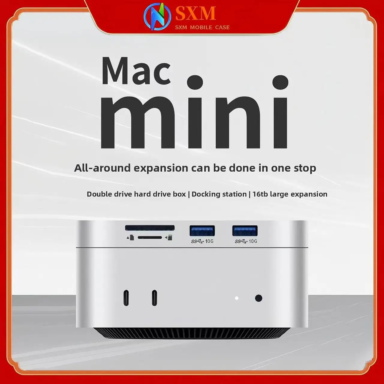 

Док-станция M4 typec10GM.2 с двумя отсеками подходит для расширения MacminiM4
