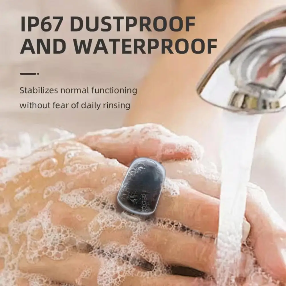 Digital Counting Smart Rings Multifunctional Steps, Exercise Times, Heart Rate LED Display Reminder For Sports Fitness