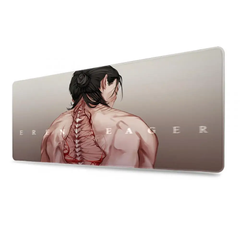 Attack on Titan Anime Large Lock Edge Mouse Pad Computer Mousepad XXL S Gaming Padmouse Gamer Laptop Keyboard Mouse Mats Carpet