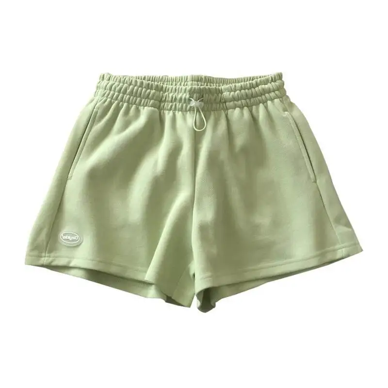 Pantalon de sport décontracté pour femmes, taille haute, en Fiber de Polyester, pour dames, été 2023