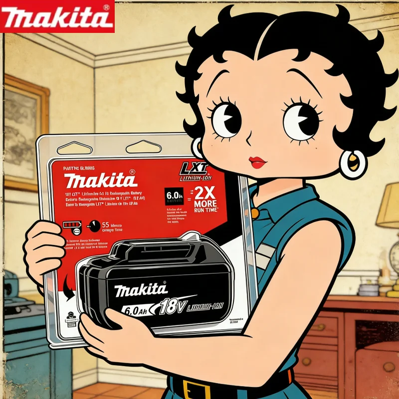 

️100%Original 18V 6000mAh Rechargeable Battery for makita 18V battery, Specially tailored batteries for Makita 18v tool