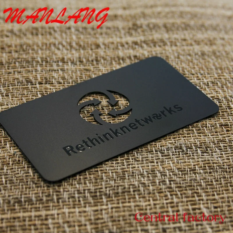 Custom  Free saple CR80 Accs control Blank etalcard N RFID 213 215 216 etal car  engraved etal b busins card