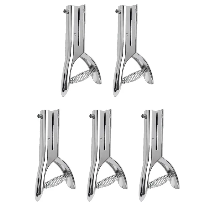 AA05 5X ثقب لكمة 1/8 بوصة، ثقب شديد التحمل، بطاقة ورقية محمولة باليد، 2 بوصة تصل بعمق (3 مم) #1