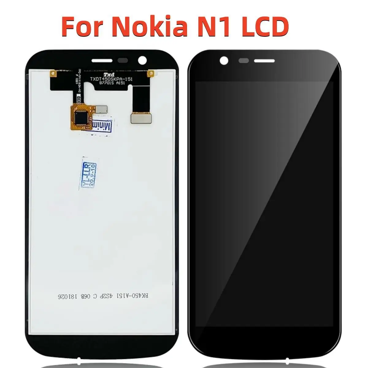 

For Nokia 1 N1 TA-1047 4.5" LCD Display Touch Screen Digitizer Assembly Replacement Parts For Nokia1 TA-1060 TA-1056 TA-1079