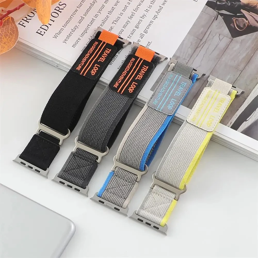 Trail loop strap for Apple watch Ultra band 49mm 44mm 45mm 40mm 41mm 38mm 42mm 45 44 mm belt iWatch series 8 9 7 6 5 3 se bands