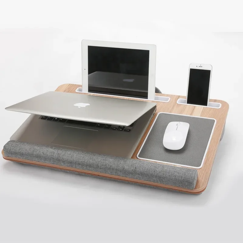 Solid Wood Sponge 16 Inch Table For Laptop Portable Sofa Bed Mobile Phone Office Desk Lap Game Computer Desk