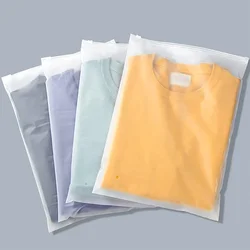 10pcs Frosted Clothes Packaging Zipper Bags EVA Translucent Bag Sealed T-shirt Underwear Pouches Travel Portable Storage Bag