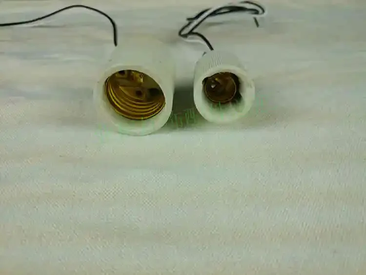 E14-Lampe en céramique à monter soi-même, accessoires d'éclairage