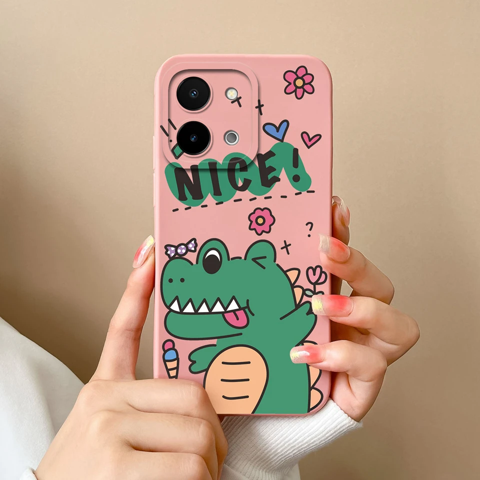 Case For Vivo Y28 4G 5G Luxury Personal Girl Liquid Shockproof Shell Anti-fall High Quality Phone Cover For Vivo Y28 Y 28 Funda