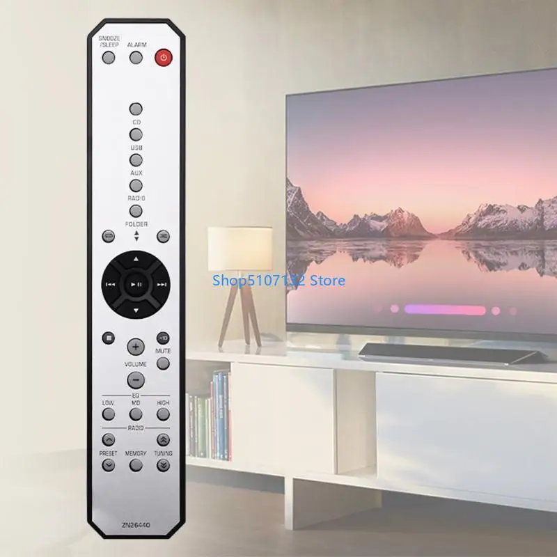 87HD Home Theater Remote Portable Size User Interfaces Plastic Texture for MCR-B043D